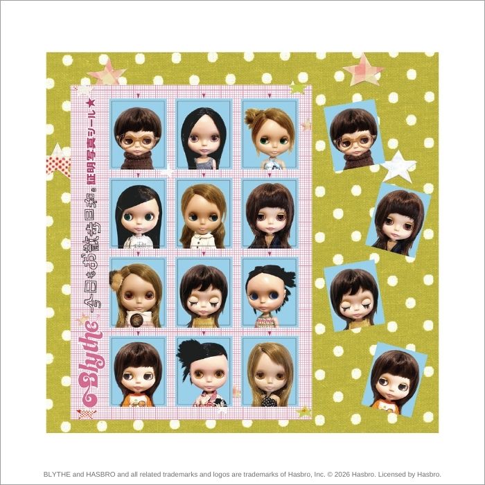 Blythe "ID Photo-Style Sticker: Today is also a good day for a walk."
