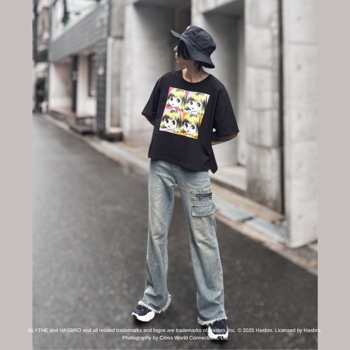 Blythe "Big T-shirts cropped"