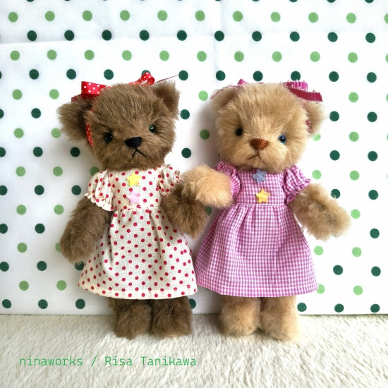 ☆一点物☆ぬいぐるみ「Weekend Bear brown」by ninaworks