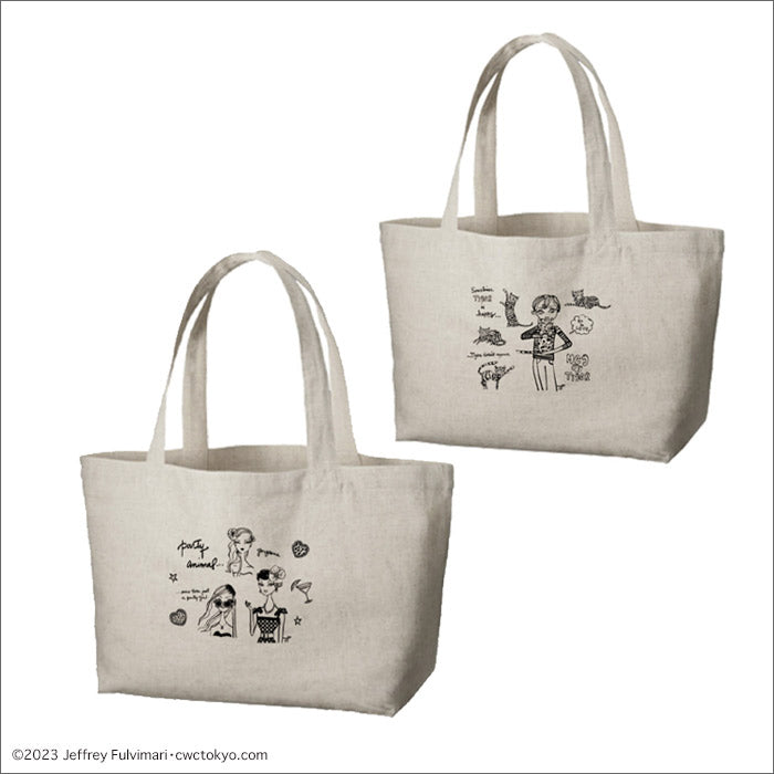 [70％OFF] Jeffrey Fulvimari "Cotton Linen Big Tote"