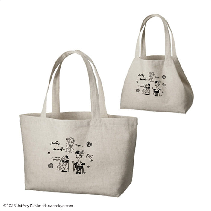 [70％OFF] Jeffrey Fulvimari "Cotton Linen Big Tote"