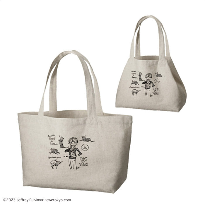 [70％OFF] Jeffrey Fulvimari "Cotton Linen Big Tote"